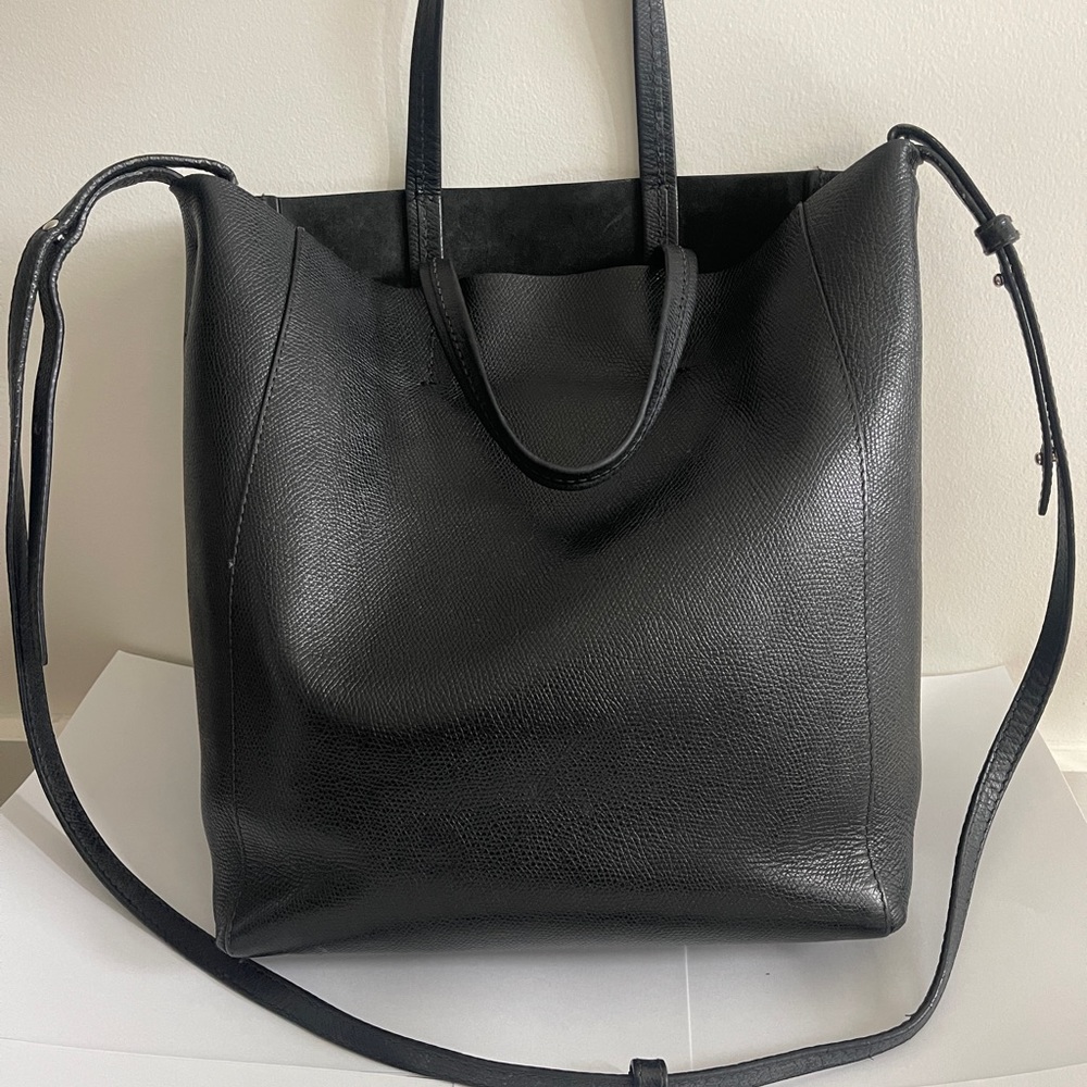 Celine - Phoebe Philo Era Small Cabas black leather bag - Picture 7 of 8